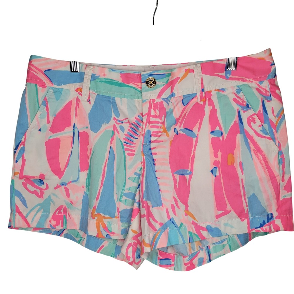 Lilly Pulitzer Callahan Shorts‎ Women 10 Its Always Summer Somewhere Print